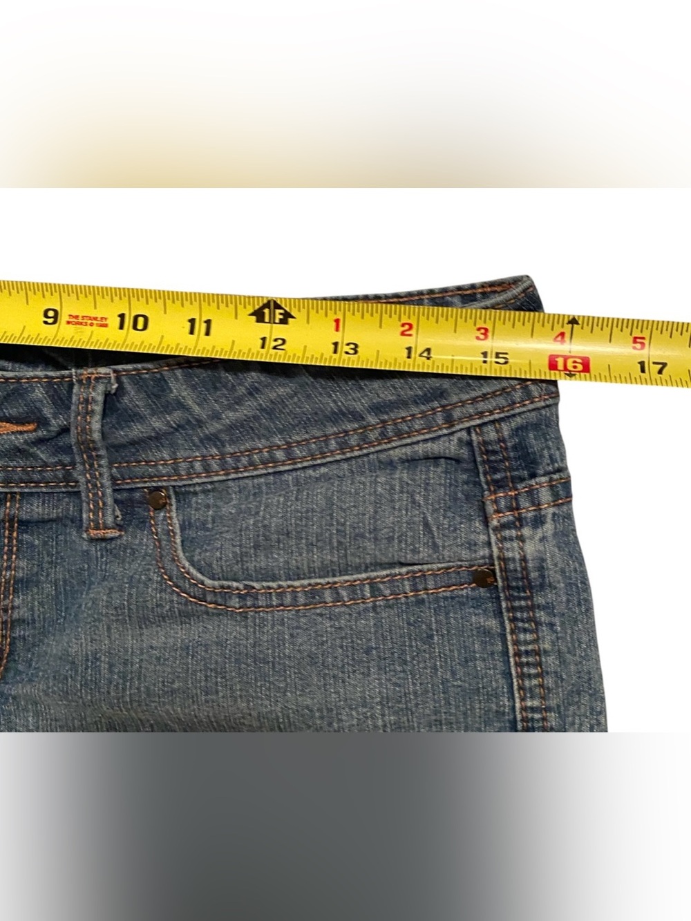 SOLD - No Longer Available. Faded Glory Classic Blue Jean Shorts, Size 6 - Picture 5 of 6